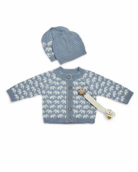 Wollen Vestje Finn&nbsp;- Lichtblauw