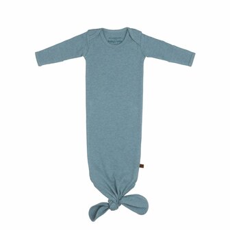 Newborn Baby Knotenschlafanzug Melange Stone Green