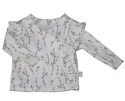 Prematuur shirtje Marjolein met ruches maat 44