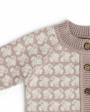 Wollen Vestje Finn&nbsp;- Poederroze