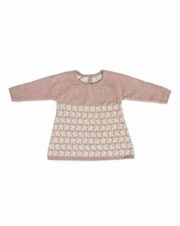 Smallstuff wollen jurkje Yara in Poederroze