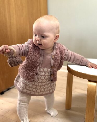 Wollkleid Yara &ndash; Puderrosa