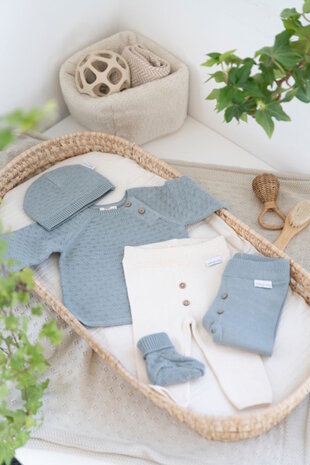 Baby mutsje Miracle - Nordic Blue