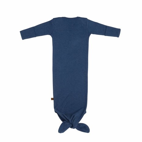 Newborn Baby Knotenschlafanzug Melange Jeans