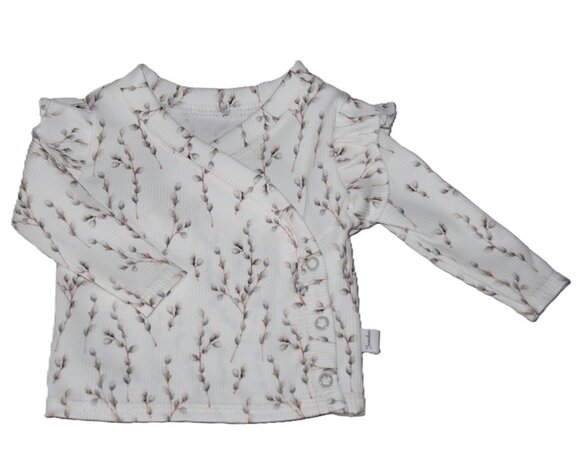 Prematuur shirtje Marjolein met ruches maat 44