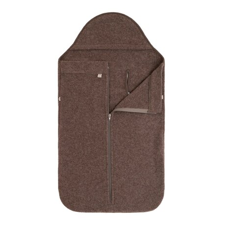 Merino kinderwagen voetenzak Meadow - Taupe