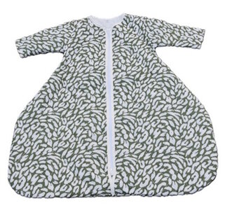 Heupdysplasie herfst/winter slaapzak Floris - Khaki/Wit