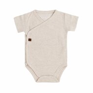 Prematuur romper melange Warm Wit