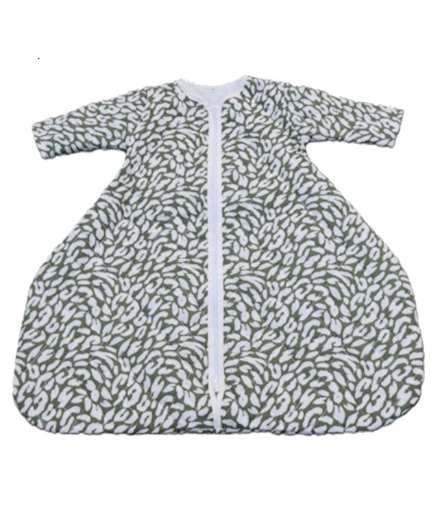 Heupdysplasie herfst-winter slaapzak Floris - Khaki/Wit