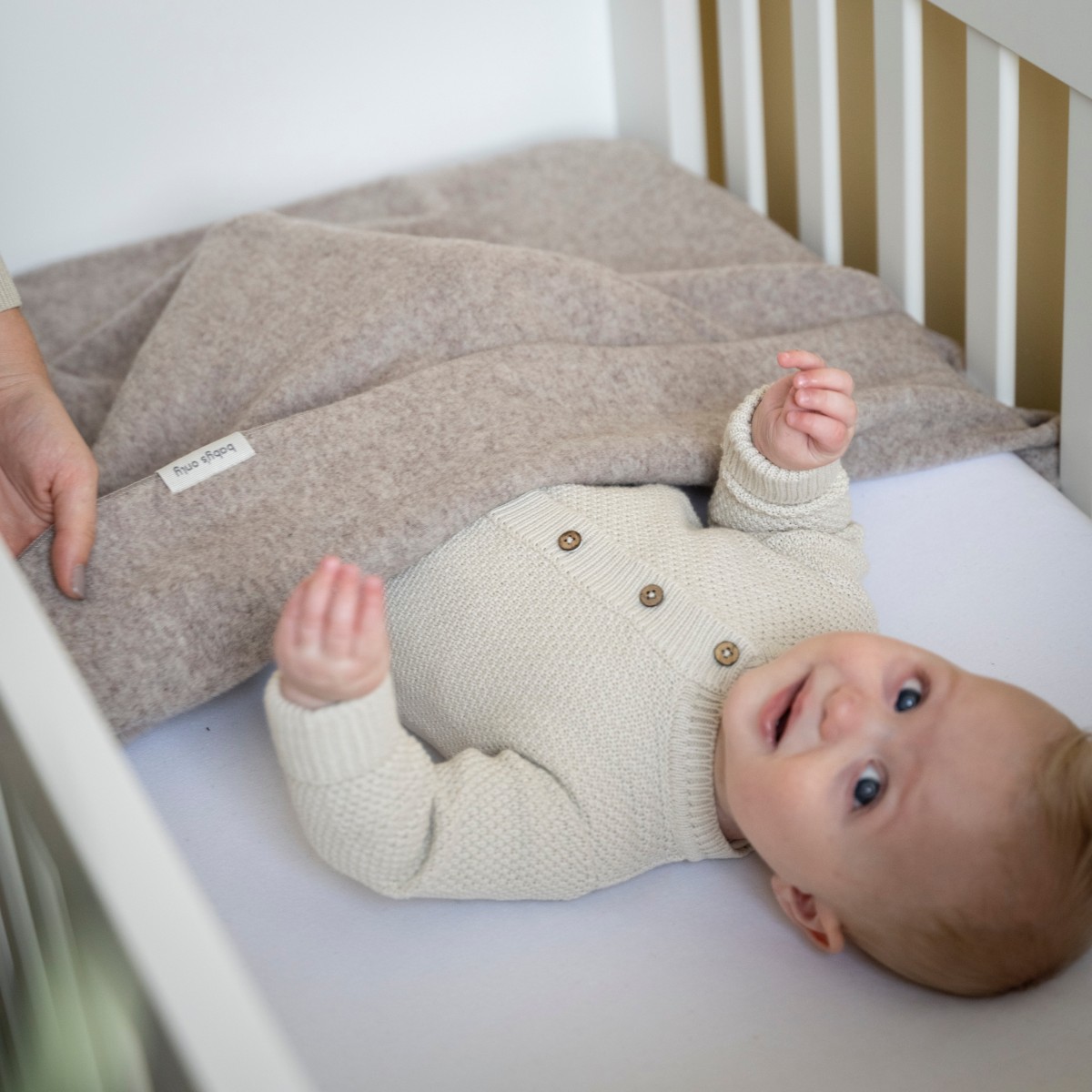 Merino wollen baby deken Meadow - Afbeelding 2