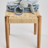 Merinowollen baby spencer Rowan in Lichtblauw