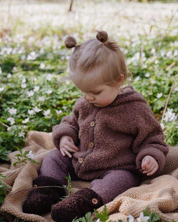 Wollen vestje Quinn - Rose Brown - Afbeelding 3
