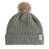 baby muts met pompon urban green
