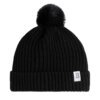 baby muts Cool met pompon in Zwart