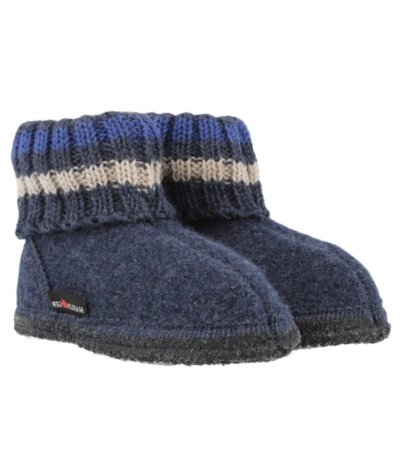 Haflinger Kinderpantoffel Paul – Jeans
