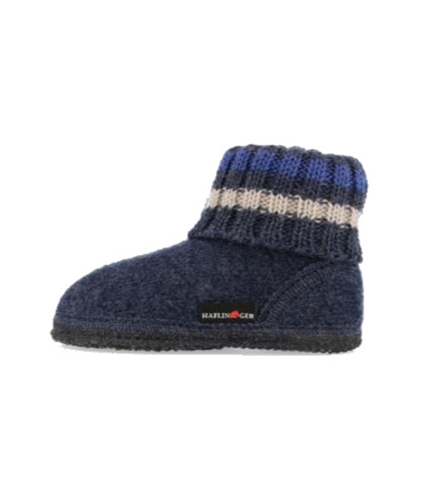 Haflinger Kinderpantoffel Paul – Jeans - Afbeelding 5