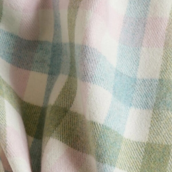 Foxford Lamswollen Babydeken Pastel Blocks - Afbeelding 3